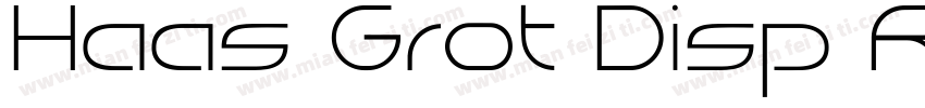 Haas Grot Disp R We字体转换